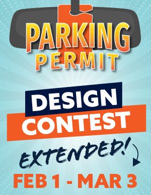 Submit your design for next year's parking permits in our parking permit design contest